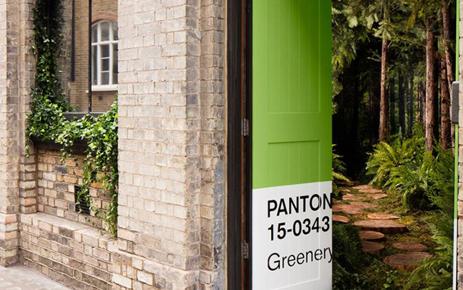 Londra’da “yeşillik” teması ile kurulmuş ev!